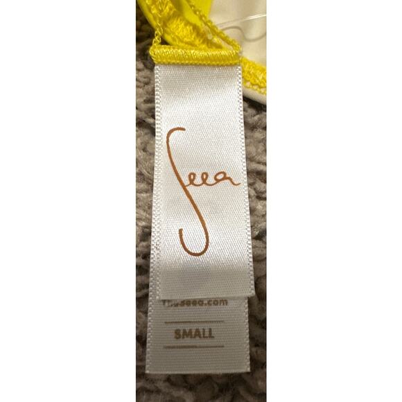 Seea Becca Bikini Top Yellow Size Small New with tags - Picture 4 of 4